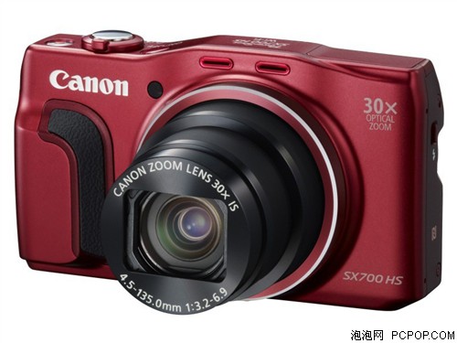 佳能SX700 HS 数码相机 红色(1610万像素 30倍光学变焦 3英寸液晶屏)数码相机 