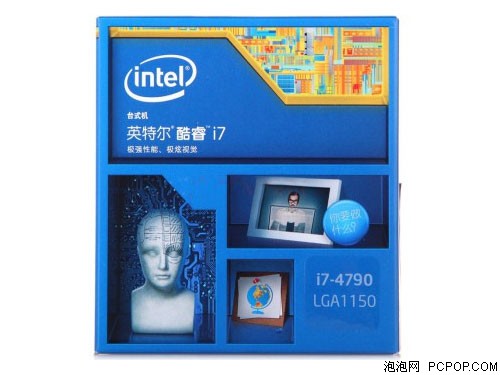 Intel酷睿i7-4790 22纳米 Haswell全新架构盒装CPU（LGA1150/3.6GHz/8M三级缓存）CPU 
