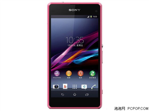 索尼Xperia Z1炫彩版 M51W 联通3G手机(粉色)WCDMA/GSM欧版手机 