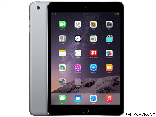 苹果iPad mini3 MGGQ2ZP/A 7.9英寸平板电脑(64G/Wifi版/深空灰色)港版平板电脑 