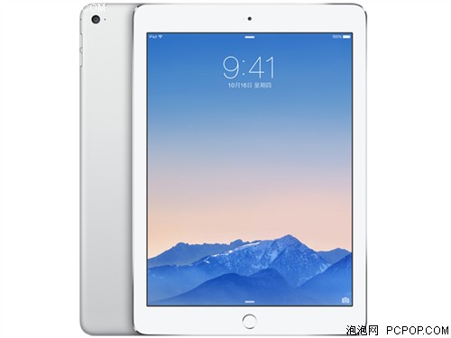 苹果iPad Air2 MGLW2ZP/A 9.7英寸平板电脑(A8X处理器/1G/16G/Wifi版/银色)港版平板电脑 