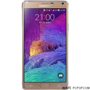 三星Galaxy Note4 (N9100) 暮光金 移动联通4G手机 双卡双待手机 