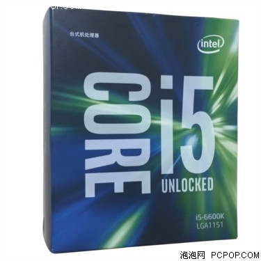 Intel酷睿i5-6600K 14纳米 Skylake全新架构盒装CPU处理器 (LGA1151/3.5GHz/6MB三级缓存/95W)CPU 
