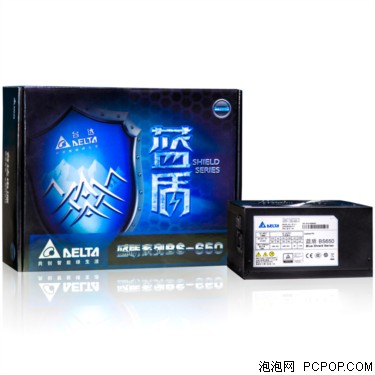 台达额定650W 蓝盾BS650电源(主动PFC/支持走背线)电源 