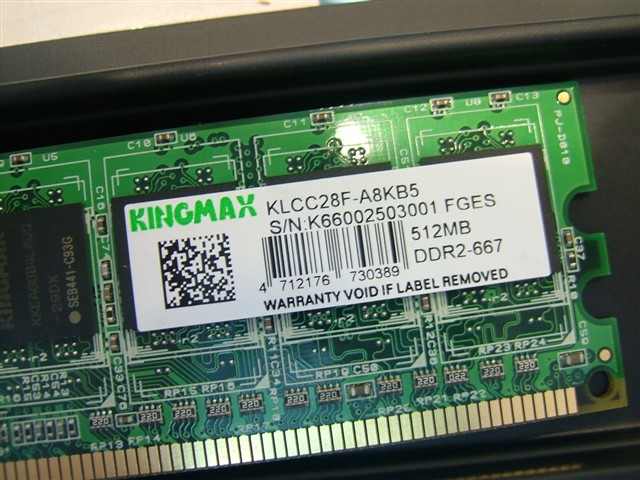 KINGMAX512MB DDR2 667�ڴ� ����鿴��һ��