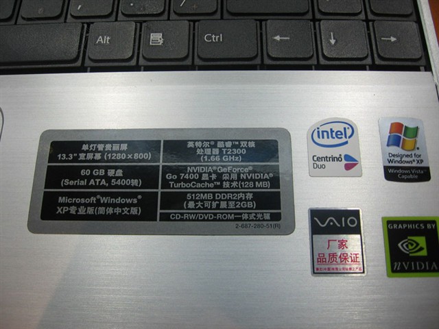 VGN-SZ22CP�ʼǱ�