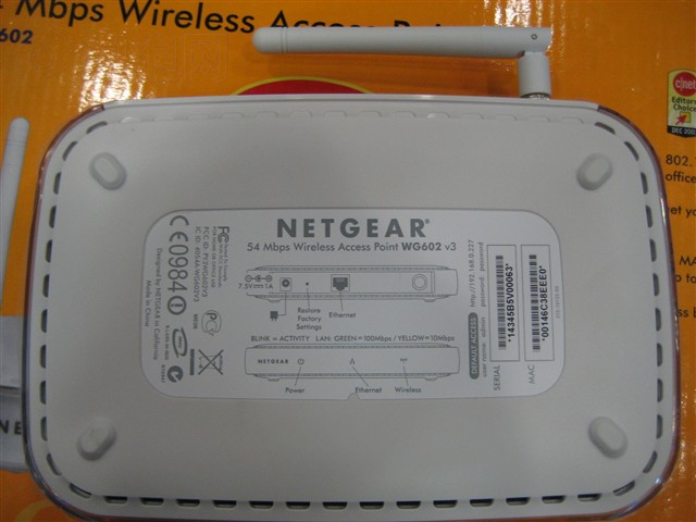 NETGEARWG602����AP ����鿴��һ��