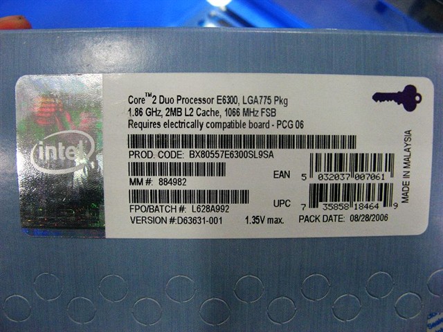 ���2˫�� E6300(��)CPU