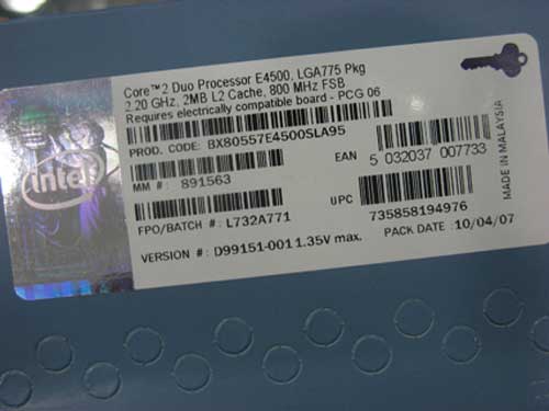 ���2˫�� E4500(��)CPU