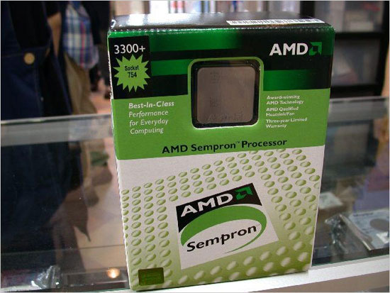 AMDSempron���� 3300+(64λ/754���)CPU ����鿴��һ��