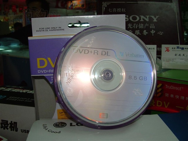 2.4X DVD+R DL��(10ƬͰװ/95166)����Ƭ