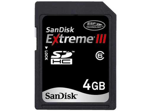 EXtreme III SDHC 133X (4GB)���濨