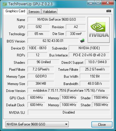 9600GSO�Ͻ����Կ�