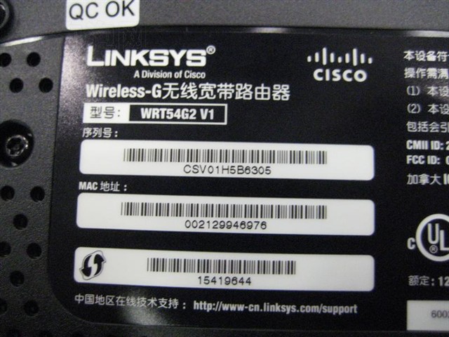 Linksys By CiscoWRT54G2����·���� ����鿴��һ��