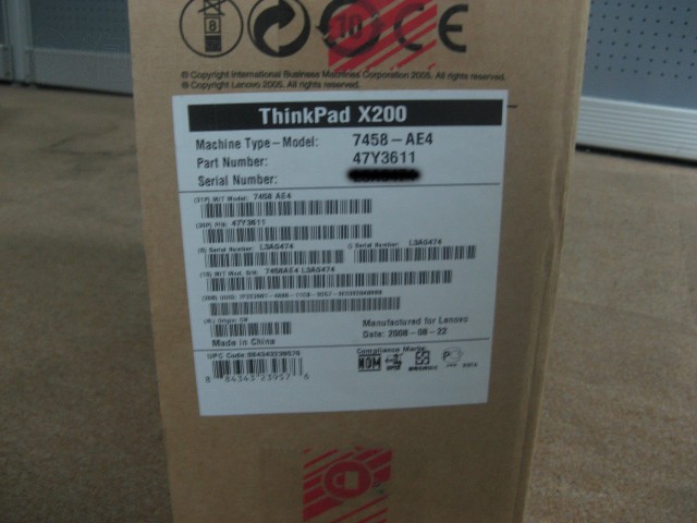 ThinkPadX200 7458AK1�ʼǱ� ����鿴��һ��