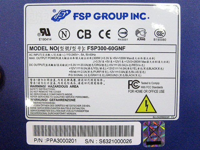 ȫ��FSP300-60GNF(�޷���)��Դ ����鿴��һ��