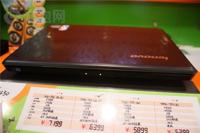 ����IdeaPad Y450A-TFO(NBA��ɫ��)�ʼǱ� ����鿴��һ��