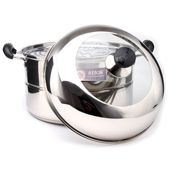 好东家28cm组合盖复底双篦不锈钢蒸锅SDZZ2