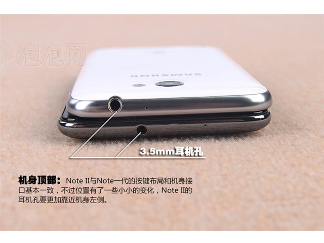 三星Note2 N7102 32G联通3G手机(云石白)WC
