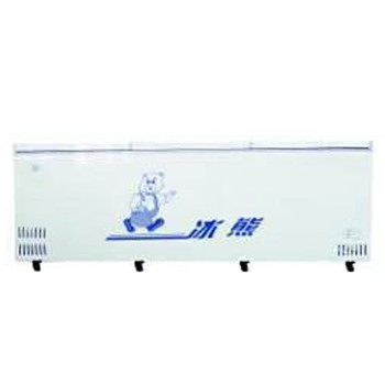 冰熊hb-3600 1800升冷藏冷冻商用转换大冷柜 冰柜卧式 冷库图片1