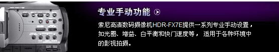 ���� HDR-FX7E