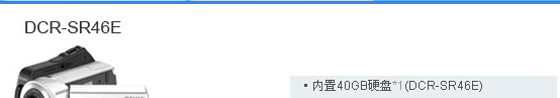 索尼DCR-SR45E