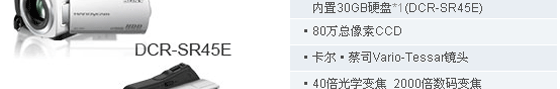索尼DCR-SR45E