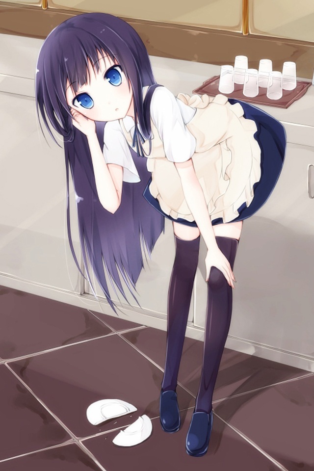 可爱女仆_iphone4手机壁纸
