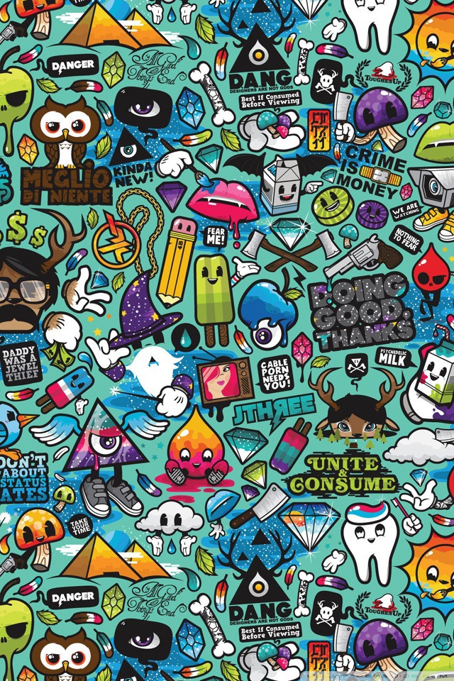 卡通手机壁纸大全图片