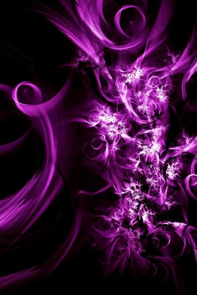 紫色火焰背景素材