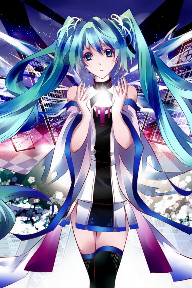 手机壁纸 初音未来1_ 手机壁纸秀beta 手机壁纸240乘以320 初音未来