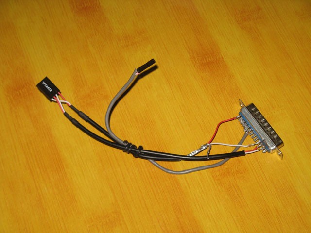 昨天晚上做好的jtag线  下面开始现场直播