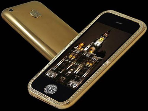 iphone 3gs至尊版黄金镶钻天价$320万