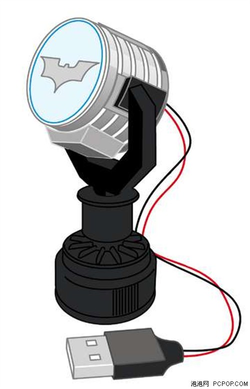 又见强作 达人教你自制蝙蝠侠聚光灯