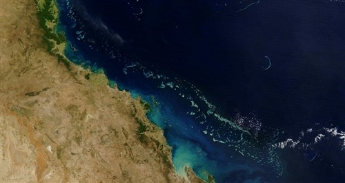 放大与缩小的海岸线