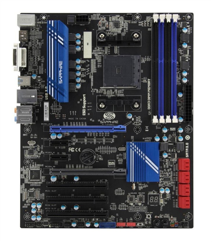 有料就是任性蓝宝石高规a88x主板热卖