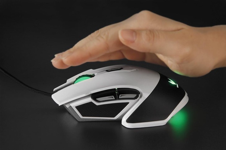 雷柏v310激光游戏鼠标再战白色诱惑