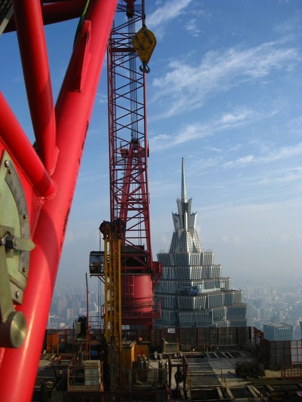 上海中心大厦建造者图片
