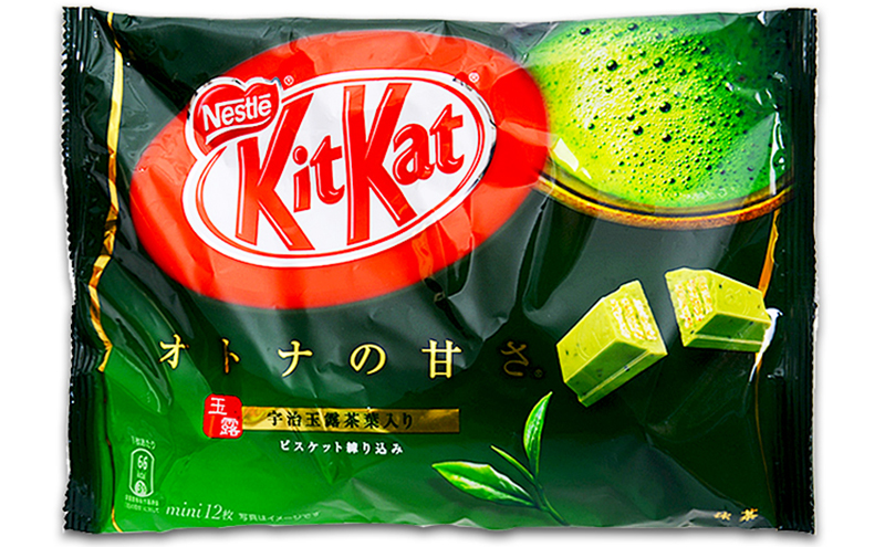 2.kitkat威化饼干 宇治抹茶超级爱吃手指饼干这类的零食.