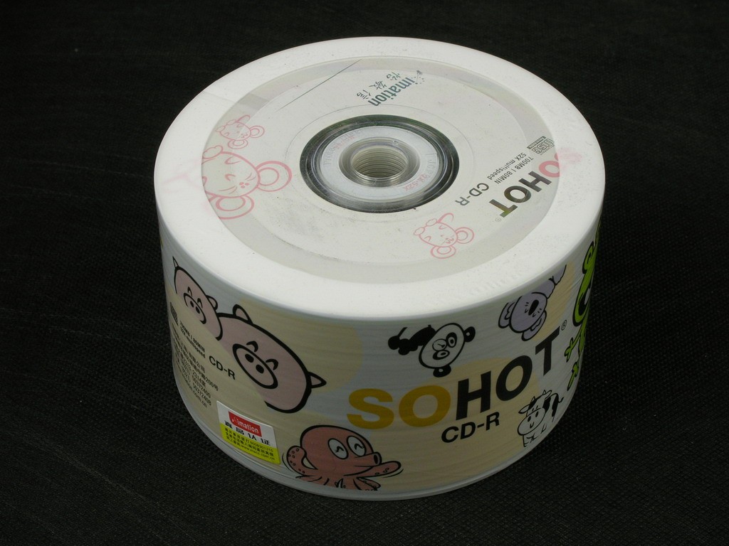 怡敏信cd-r光盘50片装(sohot系列)光盘片原图 高清