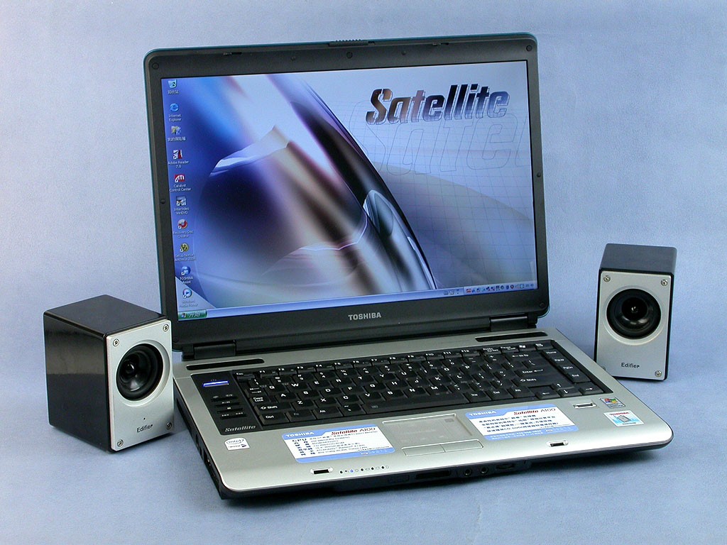 东芝satellite a100(psaa8q-07n00p薄雾灰)笔记本原图 高清图片