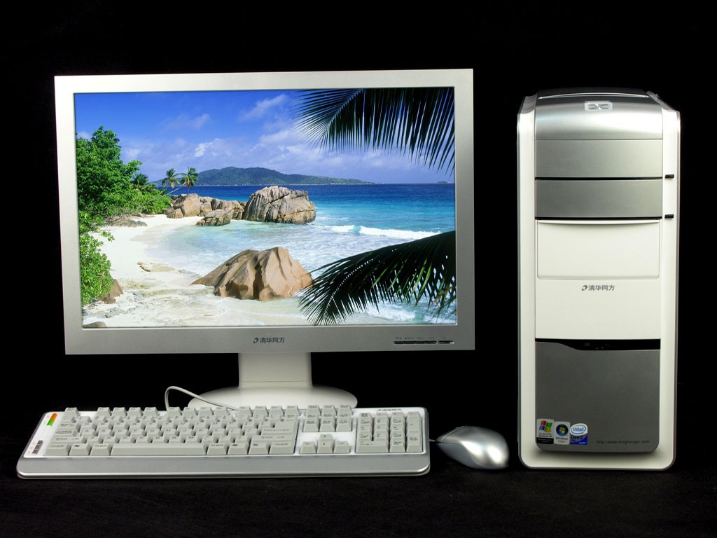 电脑整机 台式机 清华同方台式机 清华同方真爱 t6150-b004 清华同方