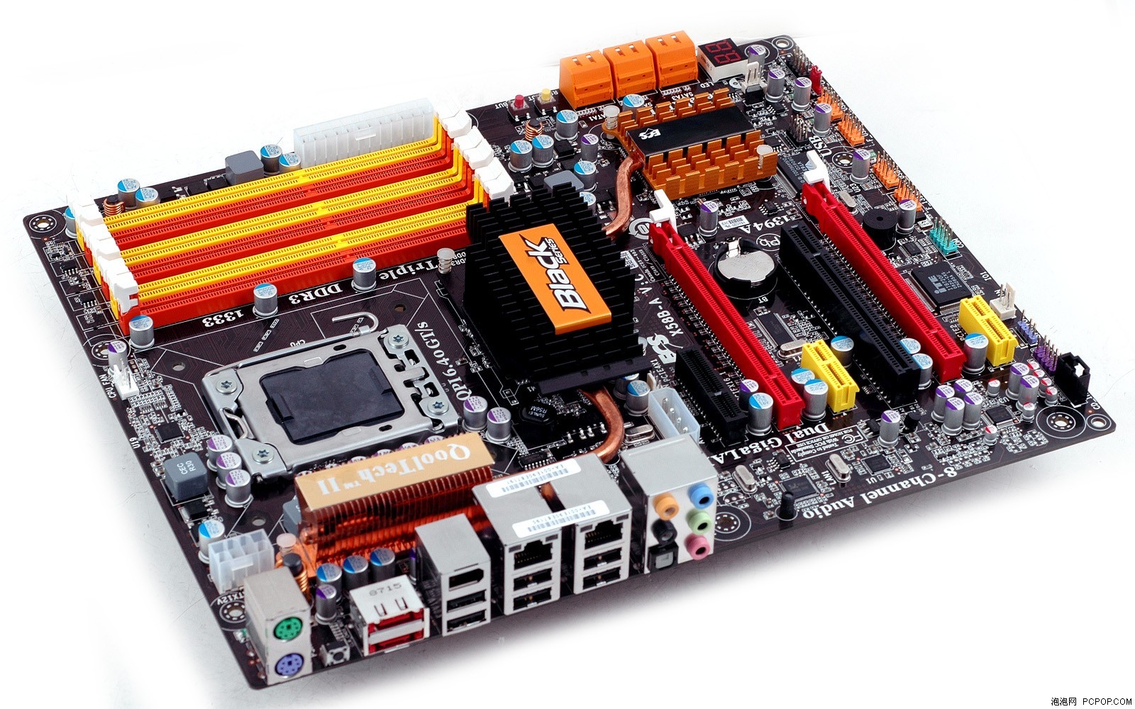精英x58b-a主板原图 高清图片 x58b-a图片下载 第3页_泡泡网