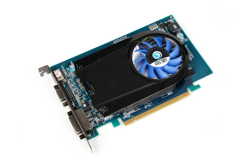 影驰gt220黑将图片1