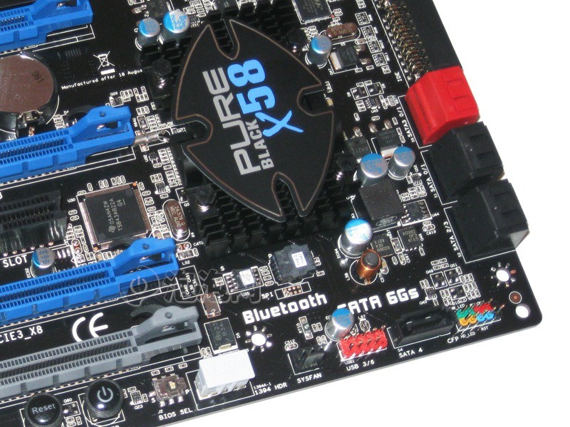蓝宝石pure black x58主板原图 高清图片 pure black x58图片下载 第