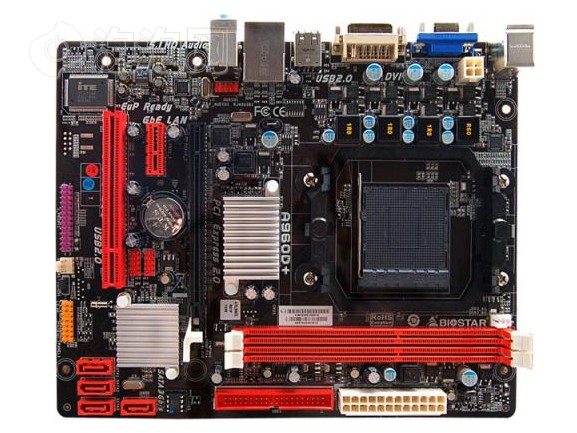 映泰a960d 主板原图 高清图片 a960d 图片下载 第1页_泡泡网