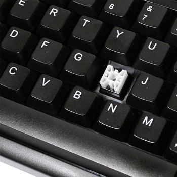 > 艾芮克kr6260-bk 24键无冲 游戏键盘 黑色原图