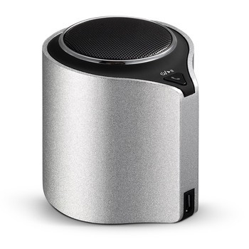 雅兰仕f9 便携式无线迷你音响可接听电话蓝牙音箱 银色图片4