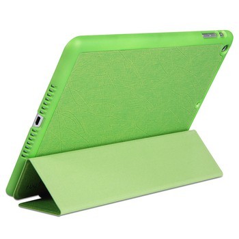 air保护壳/保护套 三折皮套 超薄ipad air壳 ipad5保护套 绿色图片2