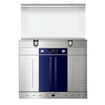 美大jcz(ytr)h-1202c 豪华双喜 环吸式下排集成灶 宝蓝色 天然气图片1